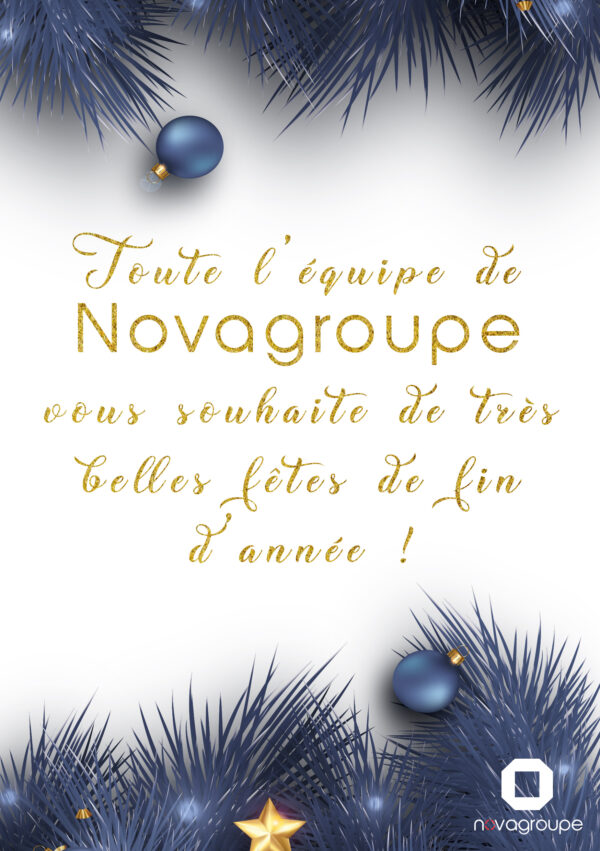 Novagroupe vous souhaite de merveilleuses fêtes de fin d’année !